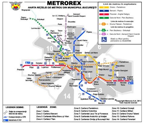 Metropolitana Di Bucarest Mappa Mappa Della Metropolitana Di Bucarest