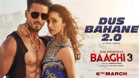 Tiger Shroff Shares Teaser Of Baaghi 3 S Dus Bahane 2 0 Song Out
