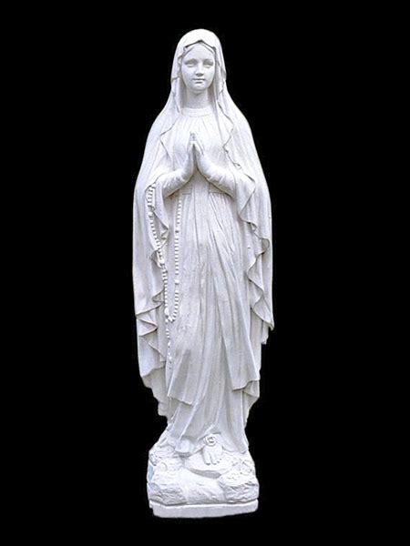 Blessed Virgin Maria Marble Statue Dsf C39 Danang Sculpture Foundation