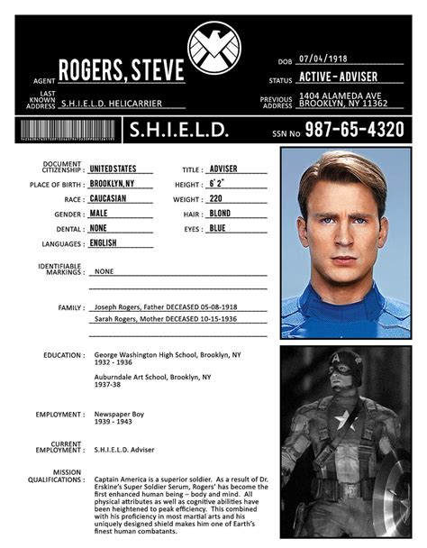 Shield Files Marvel Cinematic Universe Wiki Fandom