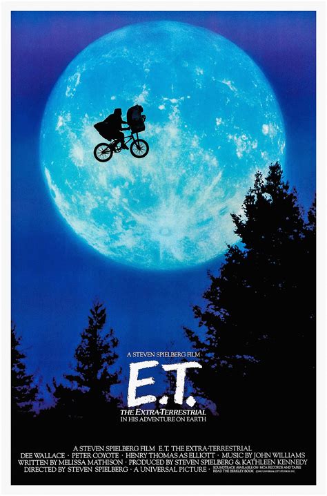 This Et The Extra Terrestrial 1982 Printable Poster Is High