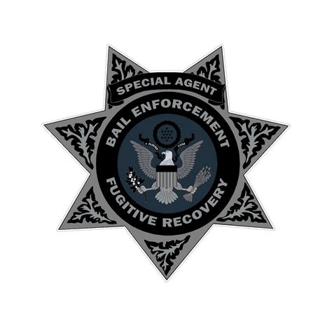 Bail Enforcement Fugitive Recovery Special Agent Subdued Decal Sticker