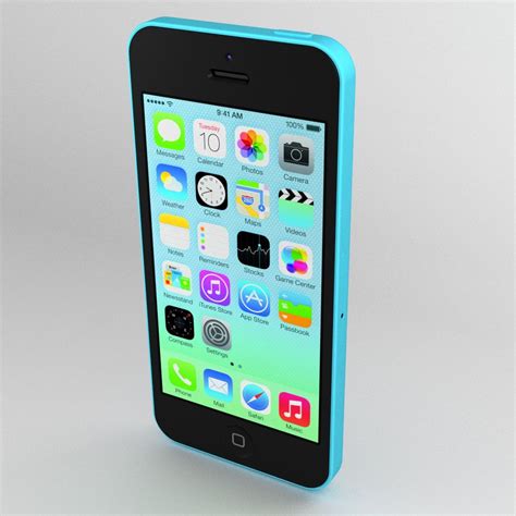 Iphone 5c Free 3d Model 3ds Obj Dae Blend Fbx Mtl Free3d