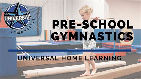 Pre School Gymnastics Week 5 Universal Home Learning Youtube