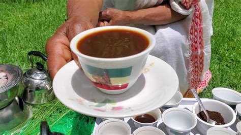 Ethiopian Coffee Ceremony In Addis Ababa Youtube