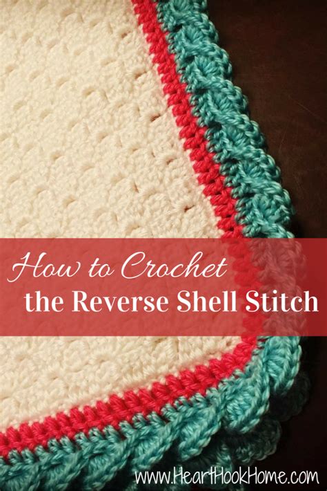 How To Crochet The Reverse Shell Stitch With Photos Crochet Edging