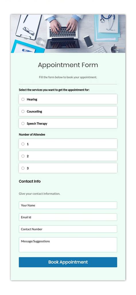 23 Top Booking Form Templates Create Your Online Form Now Formget