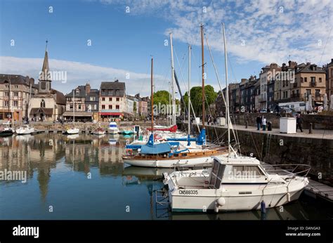 Port Of Honfleur Calvados Basse Normandie France Stock Photo Alamy