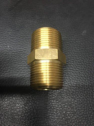 Round Coated Brass Hex Nipples Length 0 5m Feature Anti Sealant