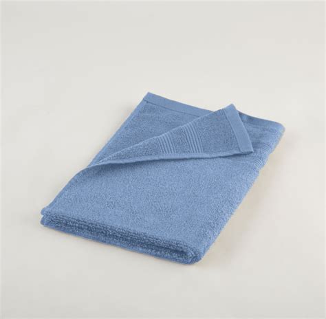 Mainstays Performance Solid Hand Towel Blue Linen