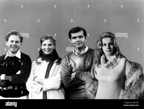 Carnal Knowledge Art Garfunkel Candice Bergen Jack Nicholson Ann Margret Stock Photo