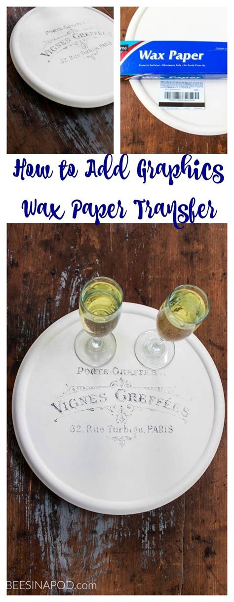 How To Add Graphics With Wax Paper Transfer Easy Graphic Method With