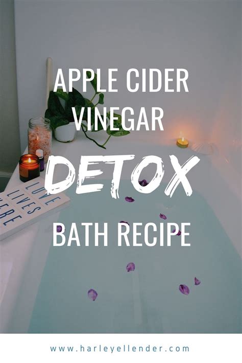 Take The Perfect Detox Bath This Apple Cider Vinegar Bath