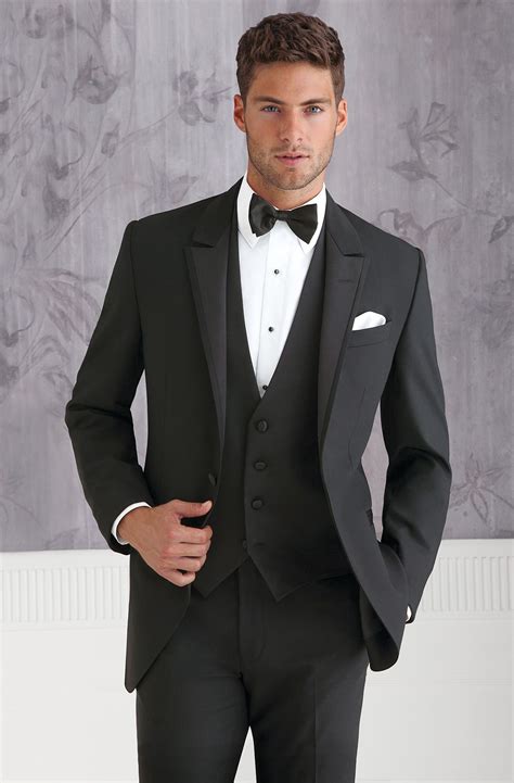 Freeman Formals Freeman Formalwear Black Suit Wedding Beach