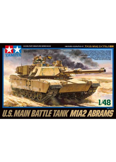 Tamiya M A Abrams Tank Plastic Model Kit Hub Hobby