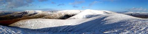 Arant Haw In Snow Howgills Northern Panorama Photo