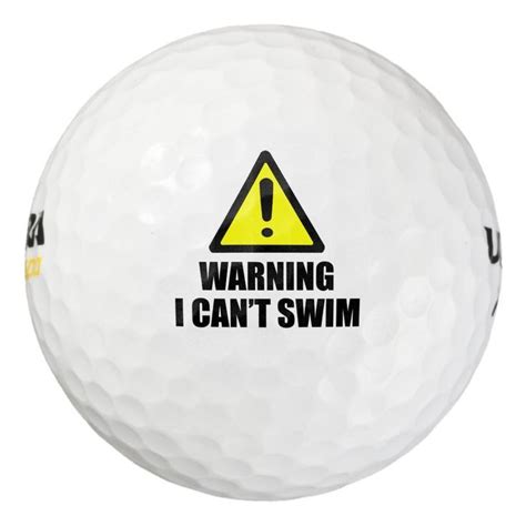 Funny Golf Ball I Cant Swim Golf Humor Golf Quotes Funny Golf Ball