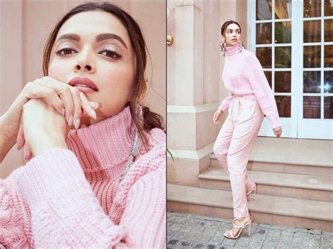 Deepika Padukone Looks Pretty In Pink As She Steps Out To Promote