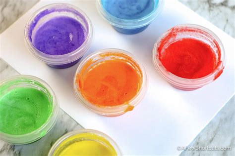Homemade Finger Paint Recipe Kids Craft A Few Shortcuts