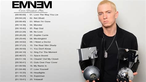 The slim shady has over 100 great rap songs, but these tunes below. Eminem Greatest Hits Cover 2017 - Best Eminem Cover Songs - YouTube