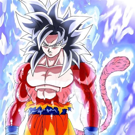 Goku Ssj4 Ultra Instinto By Teorias1 On Deviantart