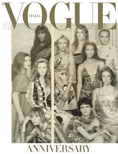 50 Models Cover Vogue Italias 50th Anniversary Issue Luxuo Thailand