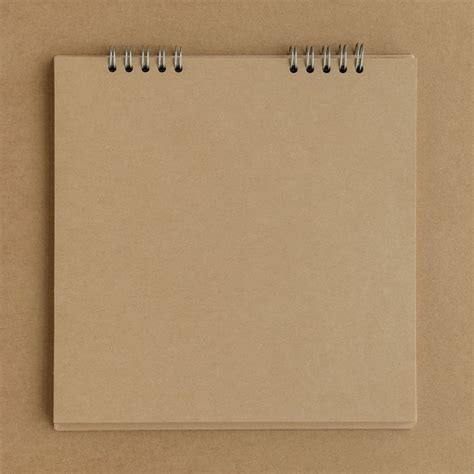Natural Brown Paper Notebook Page Premium Image By Ake
