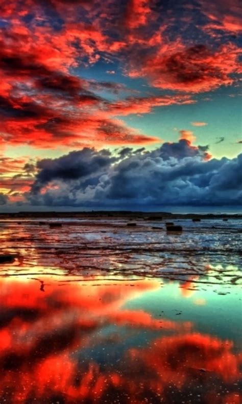 Colourful Clouds Reflection 4k Hd Wallpapers Hd