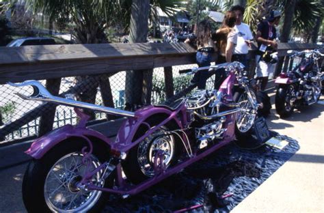 Florida Memory Customized Three Wheeled Motorcycle On Display At The