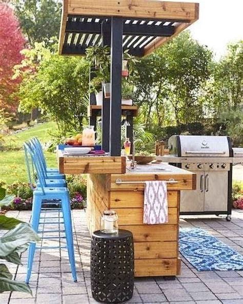 Unusual Diy Outdoor Bar Ideas On A Budget 21 Outdoor Kitchen Countertops Outdoor Kitchen