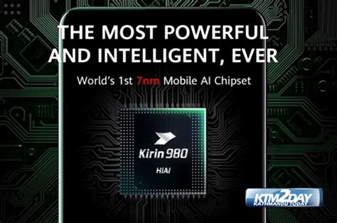 Huawei Launches Kirin 980 The Worlds First 7nm Mobile Ai Chipset