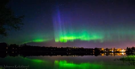 Gorgeous Aurora Borealis Last Night In Järvenpää Finland Oc