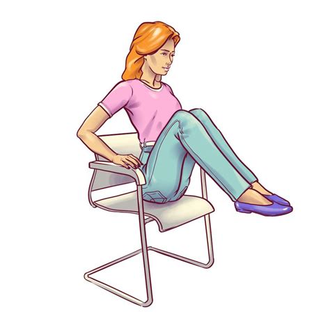 6 Exercises For A Flat Belly That You Can Do Right In A Chair Healthy