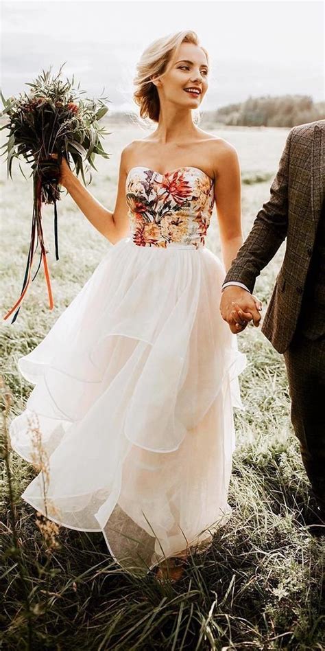 colourful wedding dresses