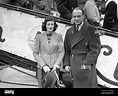 British actor and radio comedian Vic Oliver and his wife British ...