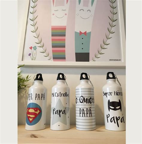 Botellas Personalizadas Para Papá Botellas Para El Gimnasio Para