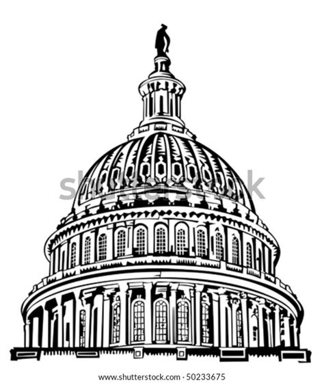 U S Capitol Dome Stock Vector Royalty Free 50233675 Shutterstock