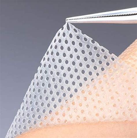 Silicone Net Dressing 10x15cm X 5 For Skin Tears Scars Surgical