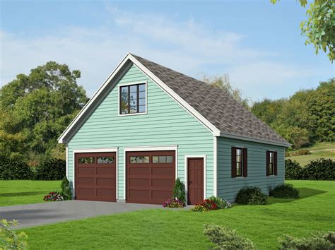4 Car Tandem Garage With Man Cave Above 68466vr Architectural