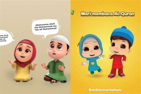 Paling Keren 30 Gambar Anak Tk Kartun Muslim Gudang Gambar Hd