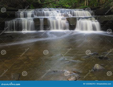 Silky Smooth Waterfall Stock Photo Image Of Silky Streams 123336270