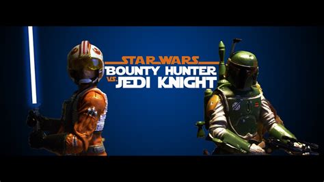 Armed with an array of deadly weapons and skills, he'll face off against. Star Wars - Bounty Hunter Vs. Jedi Knight (Stop-motion ...