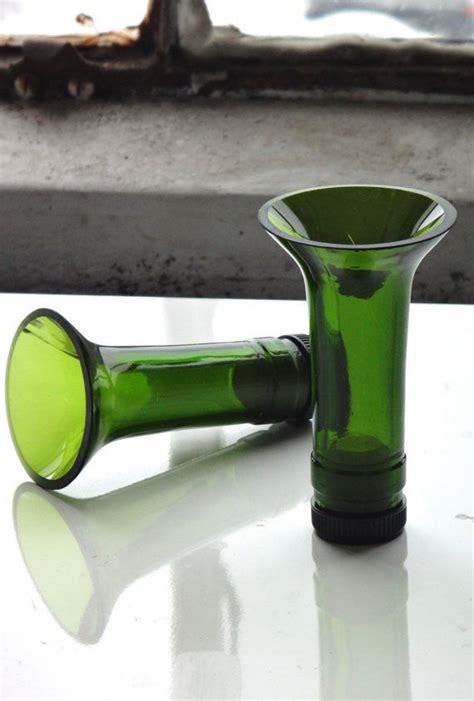 Wine Bottle Glass Shooter Up Cycled Shot Glass From By Rehabulous Vinflasker
