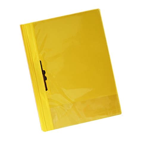 Folder Plastiazul Tapa Transparente PequeÑo Amarillo
