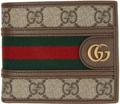 Gucci Beige Gg Ophidia Bifold Wallet Ssense Canada