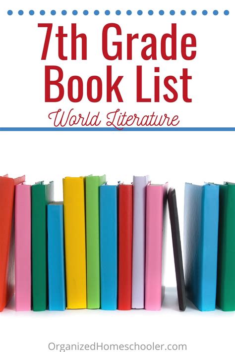 7th Grade Book List World Literature The Organized Homeschooler