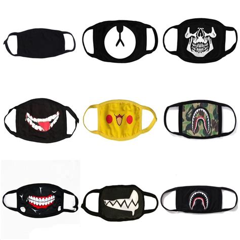 Masks And Eye Masks 116724 Ayo And Teo Shark Bape Tokyo Ghoul Black