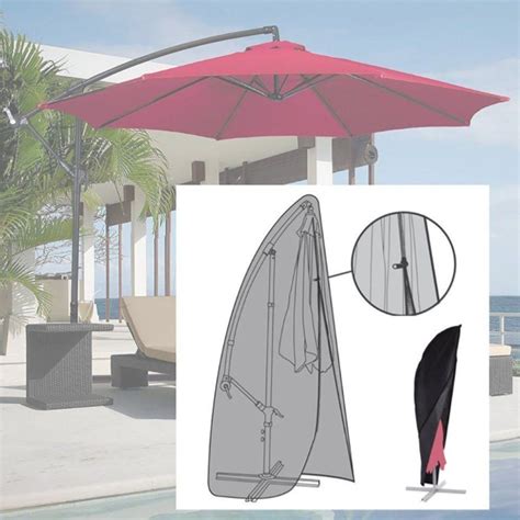Oxford Polyester Tarpaulin Protective Cover For Sun Umbrella Waterproof