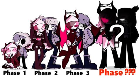 Fnf Comparison Battle Ruv X Sarvente All Phases Of Fnf Characters