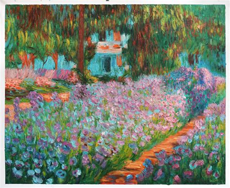 Irises In Monets Garden 1900 Claude Monet Paintings